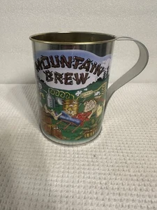 Berk Brands Mountain Brew Hillbilly Bier Blech Becher Tasse 5,5" x 4" (Details lesen) - Bild 1 von 6