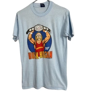 Camisa de colección 1985 WWF HULK HOGAN TALLA GRANDE WWE puntada única EE. UU. Stranger Things - Imagen 1 de 6