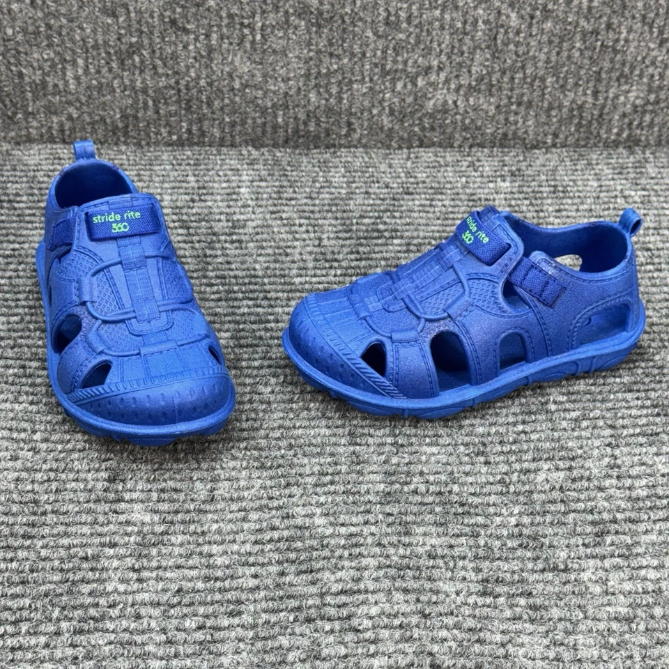 Sandalia Impermeable Stride Rite 360 Laguna Niños Pequeños 10 Azul Lavable a Máquina Foto 1 de 4
