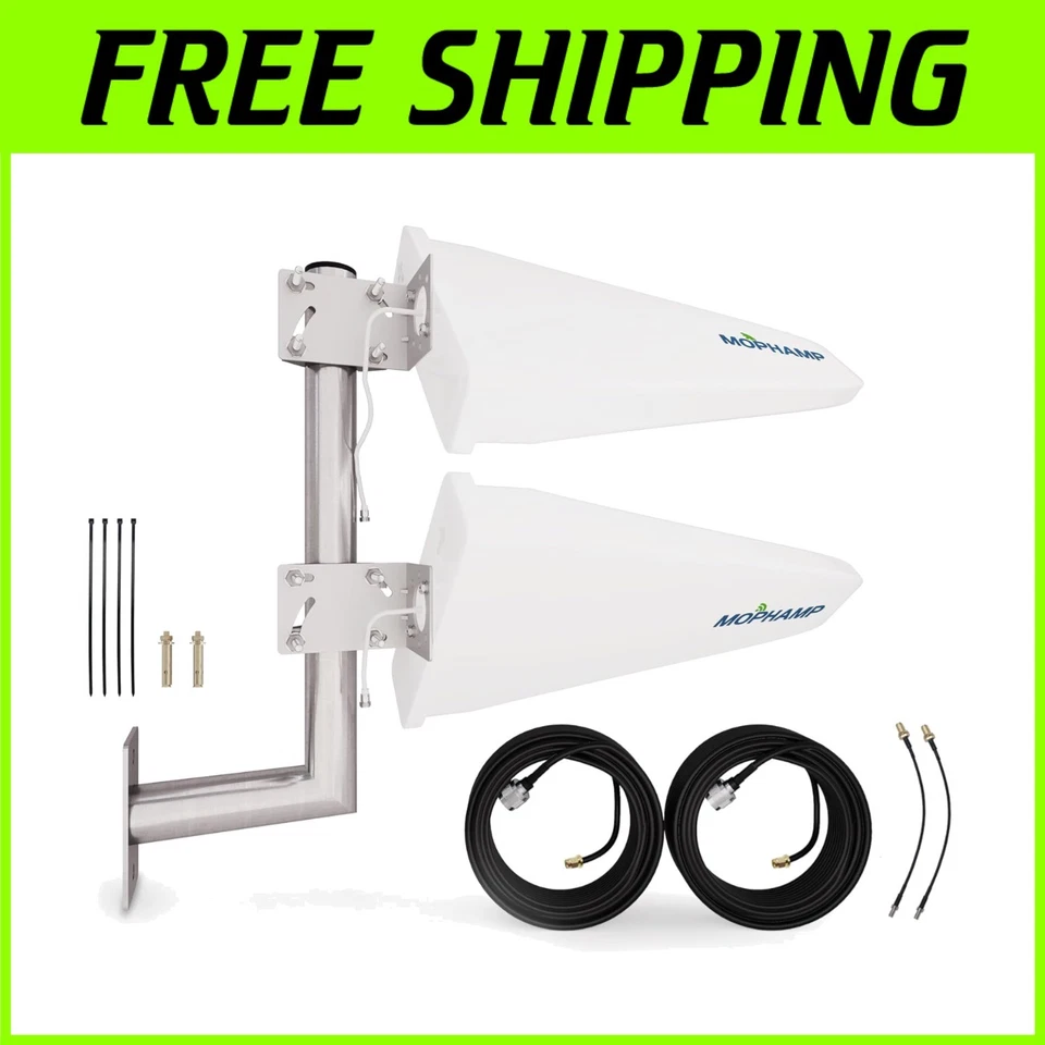 2x2 MIMO Log Periodic Antenna Kit for 4G LTE/5G Ho - Image 1 of 4