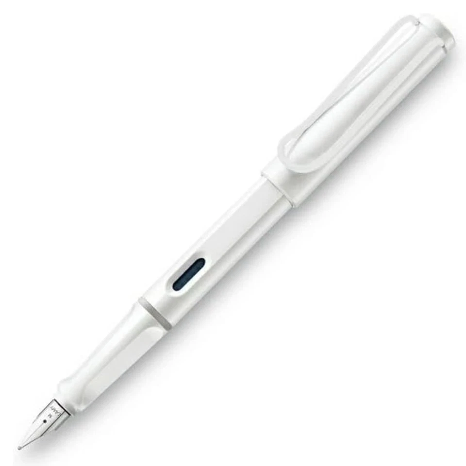 Pluma Estilográfica LAMY EF Extra Fina Safari Blanco Clip L19WTW-EF Foto 1 de 1