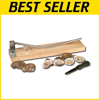 Elegant Stainless Steel Oyster Opener and Knife for Effortless Seafood Prep - Image 1 of 4