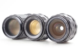 [Juego de 3 lentes como nuevo] Pentax Takumar M42 28 mm f3,5 + 55 mm f1,8 + 135 mm f3,5 JAPÓN - Imagen 1 de 14