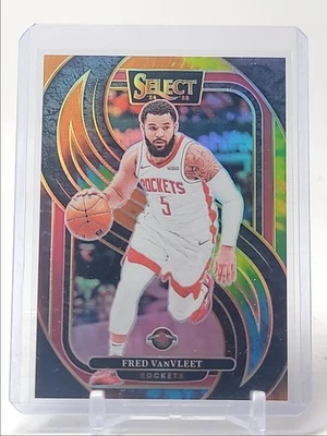 FRED VANVLEET 2024-25 SELECT PREMIER LEVEL TIE-DYE PRIZM ROCKETS /25 Q1492 - Image 1 of 2