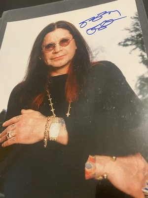 Foto firmada/certificado de autenticidad/8x10 de Ozzy Osbourne Foto 1 de 2