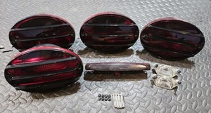 1997-2004 CORVETTE C5 REAR TAIL LIGHTS COMPLETE SET GRILLS AND MOUNTING HARDWARE - Picture 1 of 17