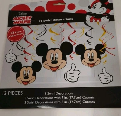 Украшения Mickey Mouse 12 Swirl - Изображение 1 из 4