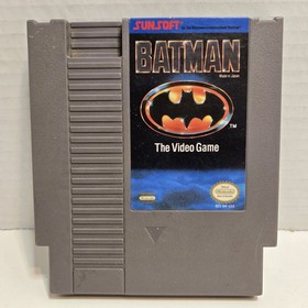 Batman: The Video Game - (Nintendo NES, 1990) Carrito Aut&eacute;ntico Solo Probado y Funciona