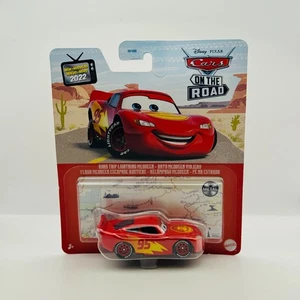Disney Pixar Cars - ROAD TRIP LIGHTNING MCQUEEN On The Road 2022 - 1:55 Diecast - Picture 1 of 1