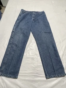 Pantalones de trabajo Wrangler azul carpintero para hombre talla 34x32 - Imagen 1 de 14