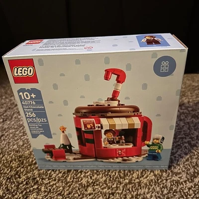 全新带盒乐高 40776 热巧克力支架建筑玩具 256 件 10 岁以上全新 — 第 1/4 张图片