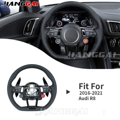 Full Perforated Leather Steering Wheel for Audi A3 A4 A5 S3 S4 S5 All Model 10+ - Image 1 of 4