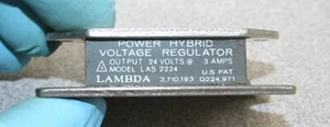 LAMBDA LAS 2224 POWER HYBRID VOLTAGE REGULATOR 24V, 3A or 3 Amps LAS-2224 - Picture 1 of 4
