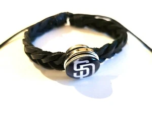 San Diego Padres MLB Snap Bracelet or Snap only - Picture 1 of 8