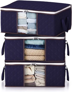 Lifewit Clothes Storage Bag Foldable Storage Bin Closet Organizer with Reinforce - Picture 1 of 12