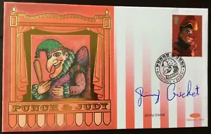 Irish Comedian, TV & Radio, JIMMY CRICKET Signed 4.9.2001 Punch & Judy FDC - Picture 1 of 12