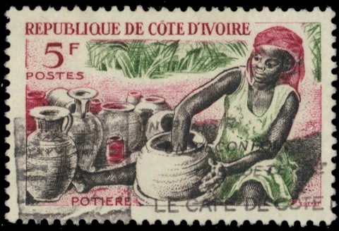 IVORY COAST 223 - Traditional Artisans "Potter" (pb42615) Cover