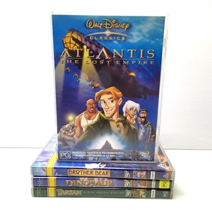 Brother Bear, Tarzan, Dinosaur, Atlantis Lost Empire - Disney Classics DVD Bulk - Picture 1 of 5