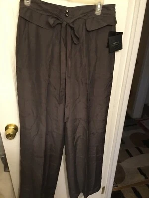 Pantalones de pierna ancha Robert Rodriguez básicos de carbono para mujer talla 6 nuevos con etiquetas Foto 1 de 4