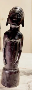 Vintage Hand Carved Ebony Papua New Guinea Tribal Carving - Picture 1 of 10