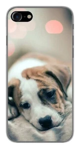 Coque en silicone imprimée compatible Apple iPhone 8 Chiot rêveur - Photo 1 sur 3