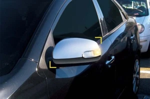Chrome Side Mirror Cover Molding for 06/2008 ~12/2012 KIA Cerato 5dr Hatch - Picture 1 of 5