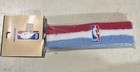 NBA Red White Blue Headband / Sweatband With Logo New  For Bare Feet Originals