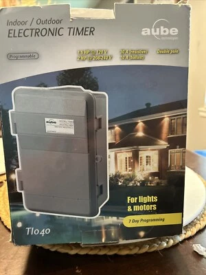 Temporizador programable de 7 días Aube by Honeywell TI040/U Foto 1 de 4