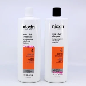 NIOXIN System 4 scalp + hair  Shampoo and Conditioner  33.8oz - Picture 1 of 1