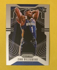 2019-20 Panini Prizm ZION WILLIAMSON Base ROOKIE CARD #248 Pelicans RC