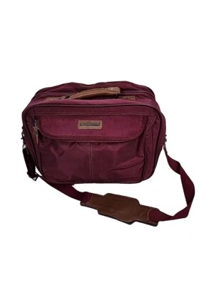 American Tourister Maroon 便携式电脑 公文包 手提包 — 第 1/4 张图片