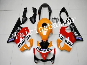 Kit de carenado por inyección ABS 2004-2007 CBR600 F4i Repsol negro rojo naranja naranja negro - Imagen 1 de 7