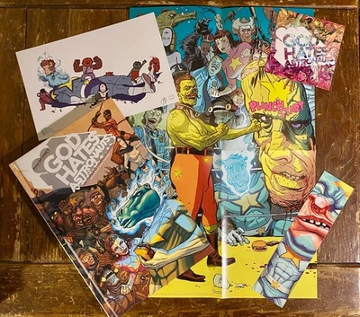 DIOS ODIA A LOS ASTRONAUTAS: LA EDICIÓN COMPLETAMENTE COMPLETA HC | ¡FIRMADO POR RYAN BROWNE! Foto 1 de 4