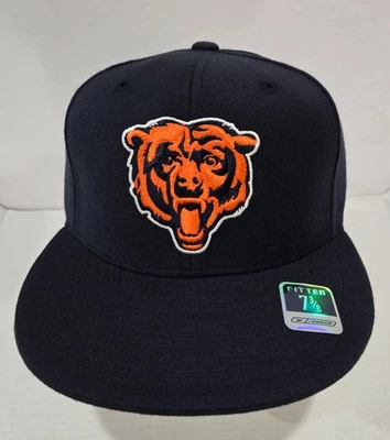 Boné ajustável Chicago Bears NFL Reebok Gridiron Classic 7 3/8 logotipo urso azul - Imagem 1 de 4