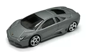 2009 1:64 Hot Wheels New Models 21/42 Lamborghini Reventon Dark Gray 021/190 - Picture 1 of 7