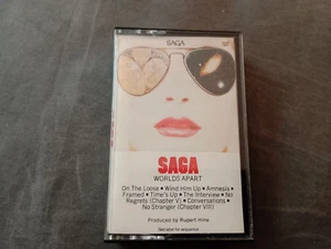 Saga 'World's Apart' Cassette 1982 - Picture 1 of 5