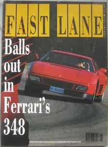 Fast Lane magazine 01/1990 featuring Ferrari 348, Toyota, Porsche, Mini, Norton - Picture 1 of 7