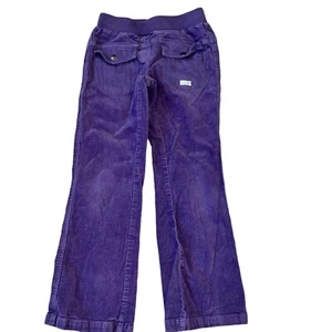 Naartjie Kids Girls Vintage Plum Purple Corduroy Cargo Pants Girls 9 - Picture 1 of 6