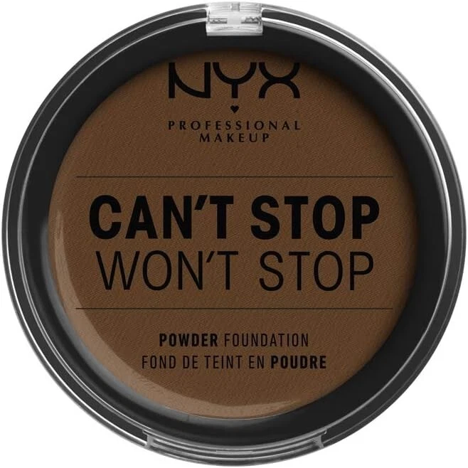 NYX Professional Makeup Can't Stop Won't Stop Powder Foundation, Matte,  Walnut - Image 1 of 3
