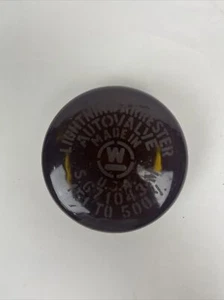 Vintage Westinghouse Autovalve Lightning Arrester Cap Only - Picture 1 of 6