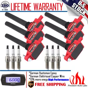 6 Ignition Coils and Spark Plugs for Chrysler Jeep Grand Cherokee V6 3.6L UF648 - Picture 1 of 15