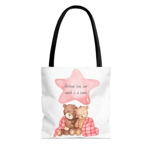 Without love, our earth is a tomb - Robert Browning - Tote Bag - Picture 1 of 5