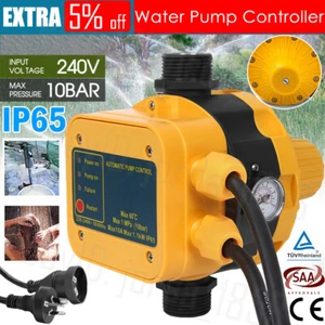 Automatic Water Pump Controller Pressure Electric Electronic Switch IP65 10Bar - Picture 1 of 12