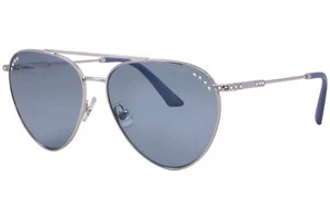 Gafas de sol para mujer Jimmy Choo JC4002B 300280 plateadas/azules piloto 60 mm - Imagen 1 de 5