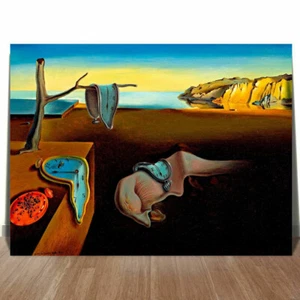 SALVADOR DALI PERSISTANCE OF MEMORY CANVAS PRINT 8x10" SURREAL ART - Picture 1 of 1