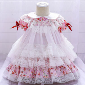 Easter Cake Puffy Dresses For Girls Princess Dresses Lace Catwalk Show Costume