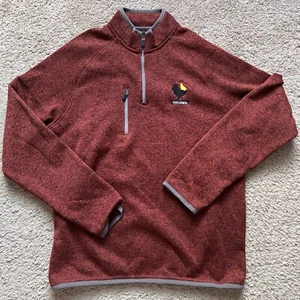 Johnnie-O Quarter Zip Fleece Pullover Medium  - Picture 1 of 5