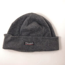 Warm Gray Fleece Winter Watch Cap With Black Interior and Thinsulate