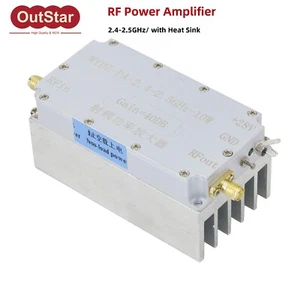 Amplificador de potencia RF amplificador de potencia con disipador térmico 40dB 10W WYDZ-PA-2.4-2.5GHz-10W - Imagen 1 de 7