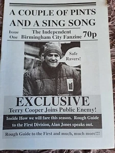 Birmingham City - 1 x A Couple of Pints and a Sing Song. September 1992 edition - Picture 1 of 1